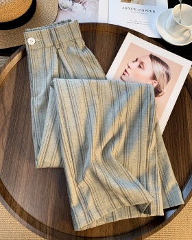 Stripe loose casual pants Korean style spring suit pants