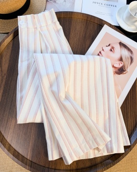 Straight suit pants spring casual pants for women