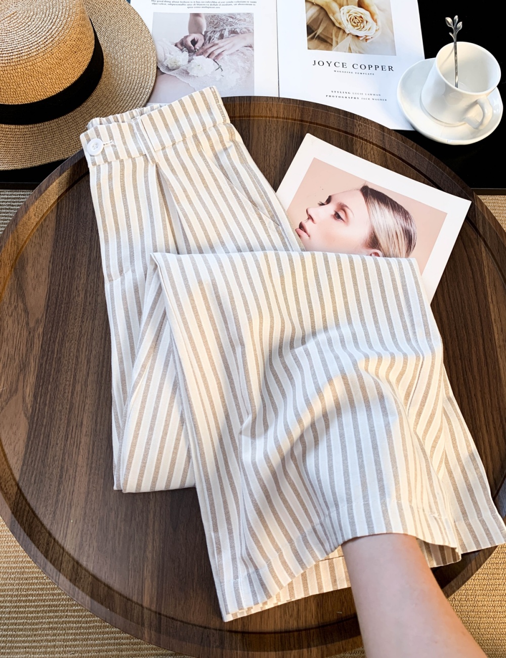 Stripe commuting long pants Casual spring suit pants