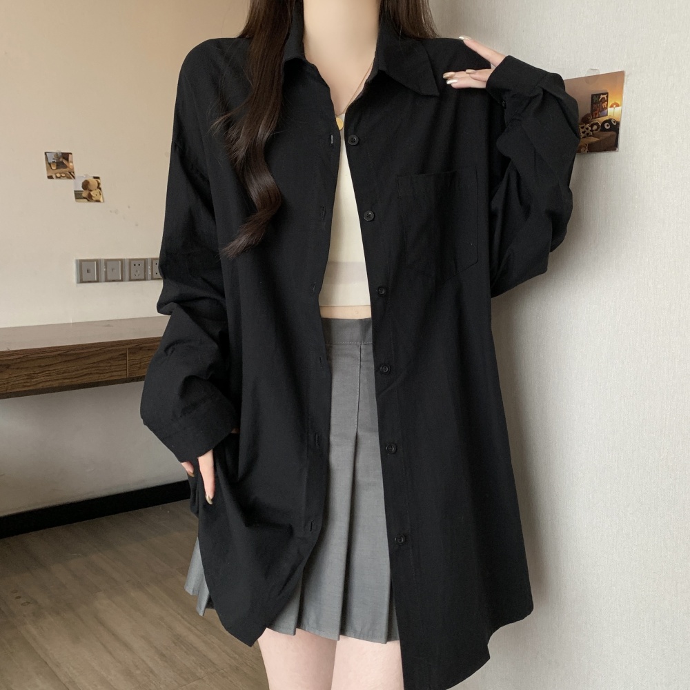 Sexy autumn shirt large yard loose tops