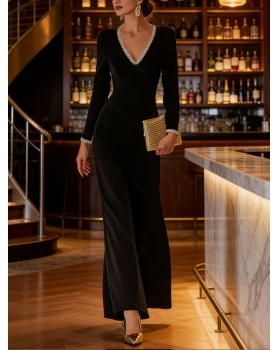 Long sleeve slim spring and autumn fashion dress