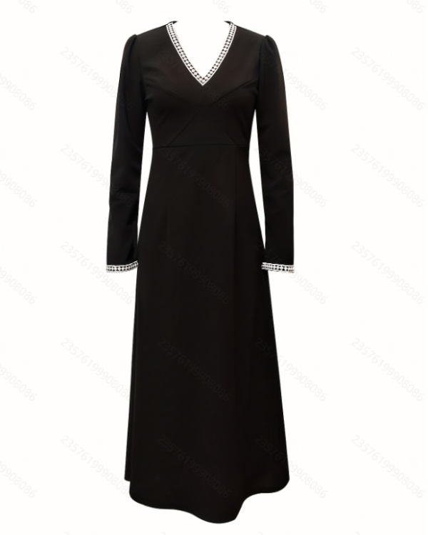 Long sleeve slim spring and autumn fashion dress