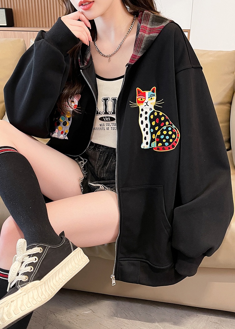 Embroidery baseball uniforms Japanese style hoodie