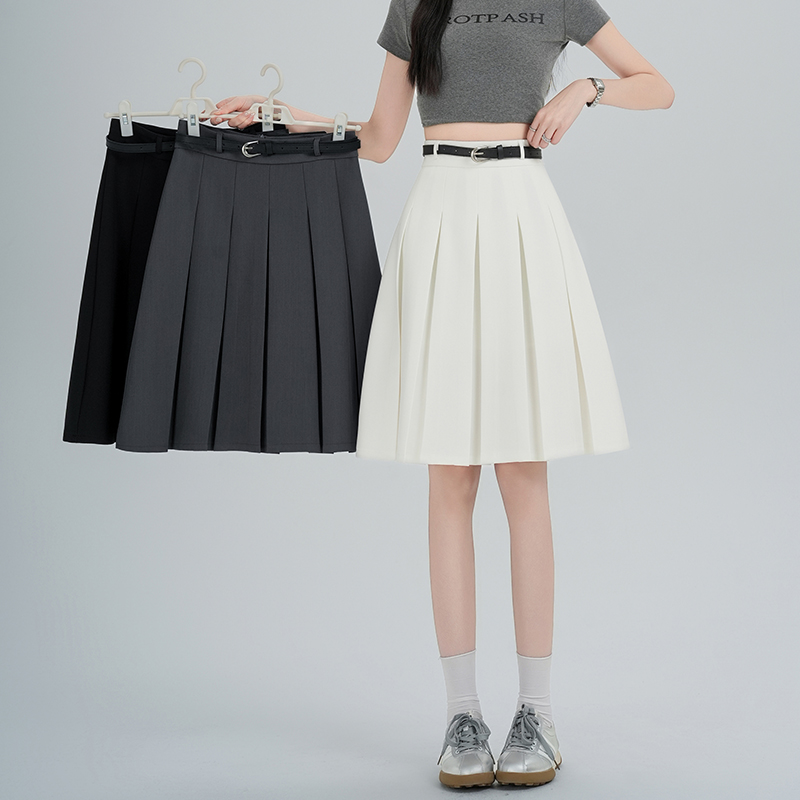 High waist short skirt college style business suit for women
