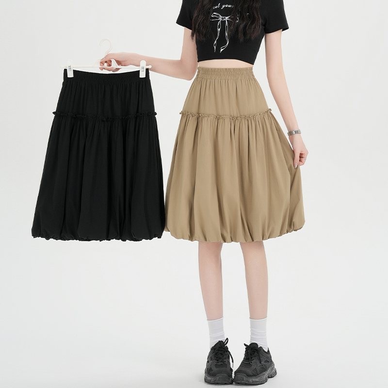 Korean style all-match bud skirt lace short skirt for women