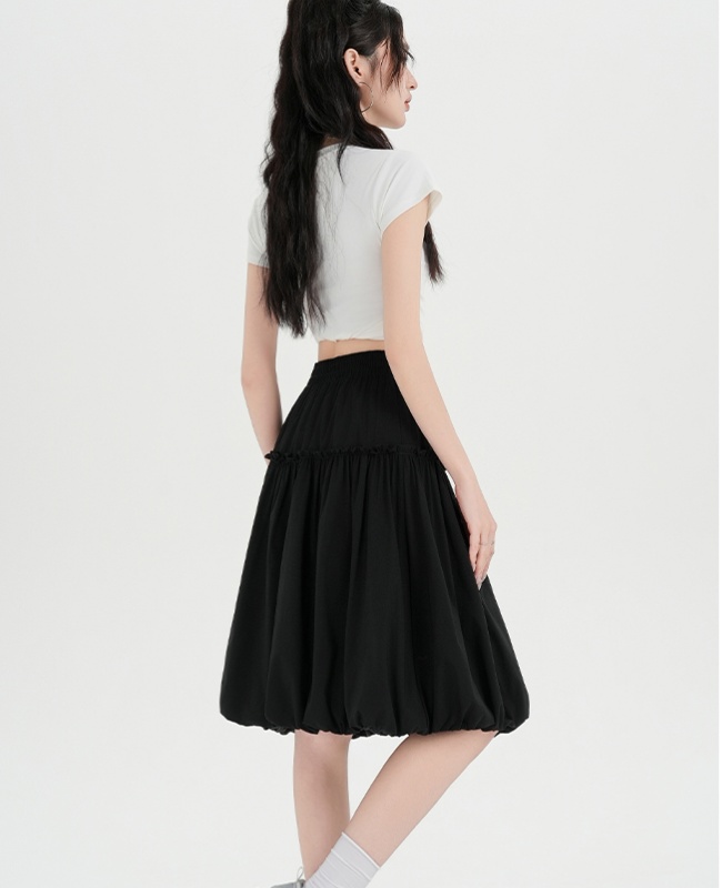 Korean style all-match bud skirt lace short skirt for women