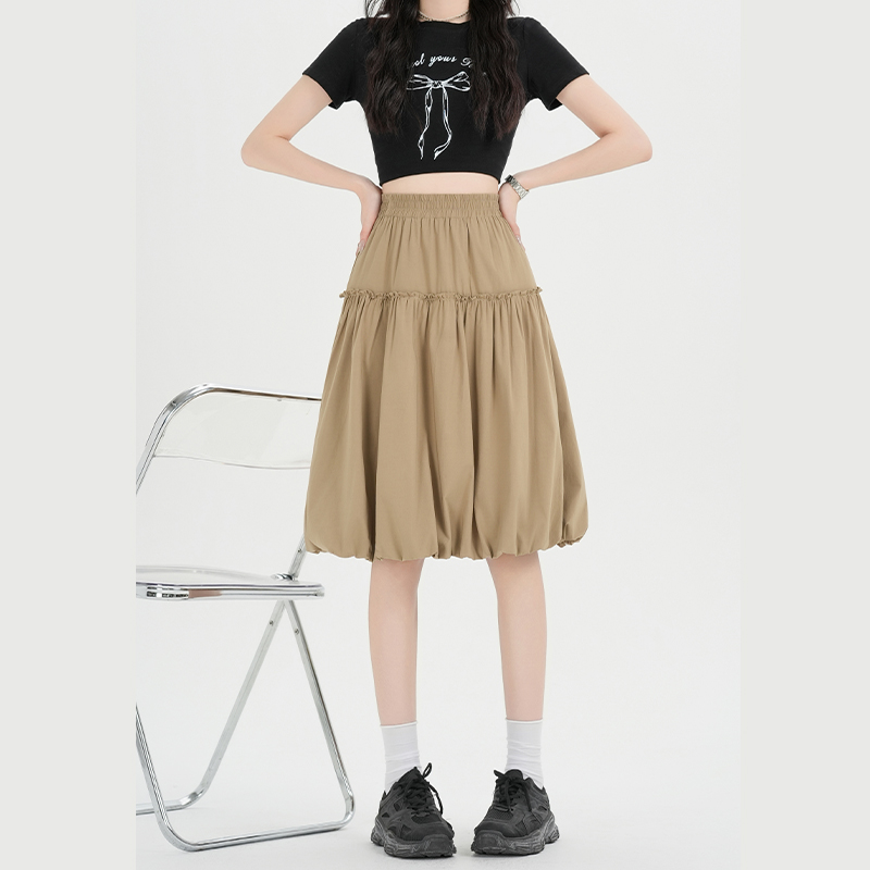 Korean style all-match bud skirt lace short skirt for women