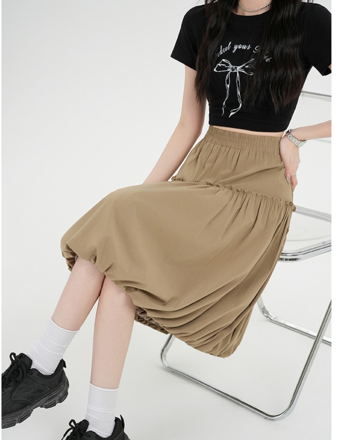 Korean style all-match bud skirt lace short skirt for women