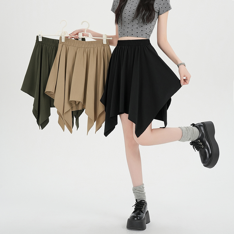 Irregular culottes spring and summer skirt for women
