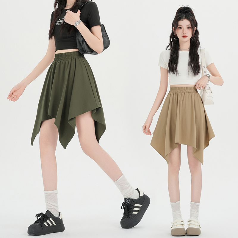 Irregular culottes spring and summer skirt for women