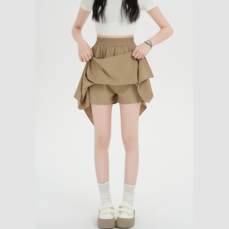 Irregular culottes spring and summer skirt for women
