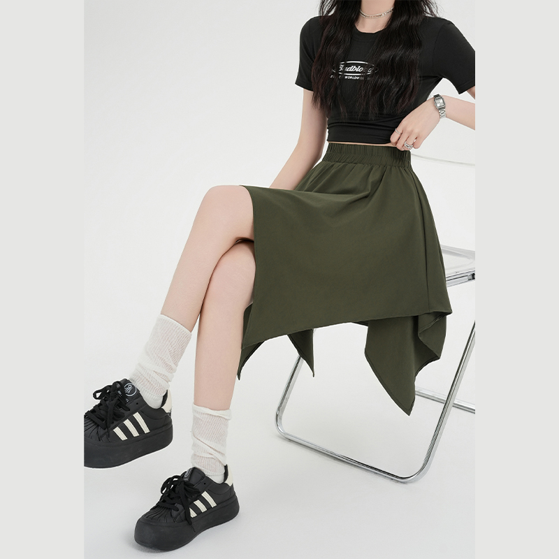 Irregular culottes spring and summer skirt for women