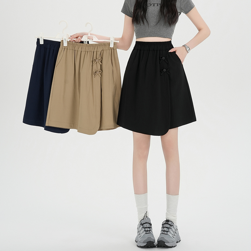 Spring and summer skirt seven tenths wide leg pants for women