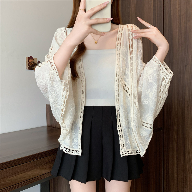 Fat hollow large yard tops sunscreen summer coat