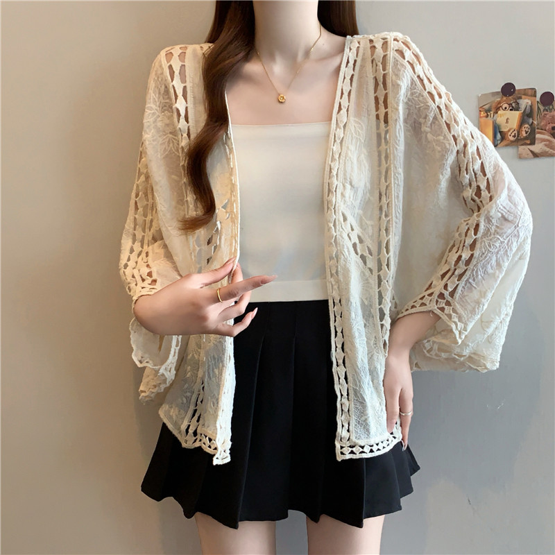 Fat hollow large yard tops sunscreen summer coat