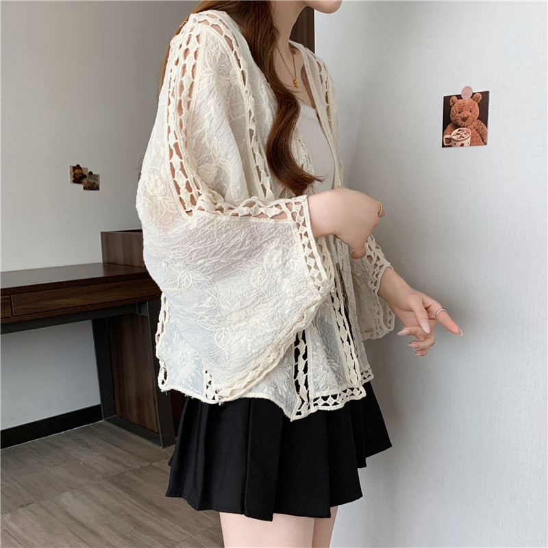 Fat hollow large yard tops sunscreen summer coat