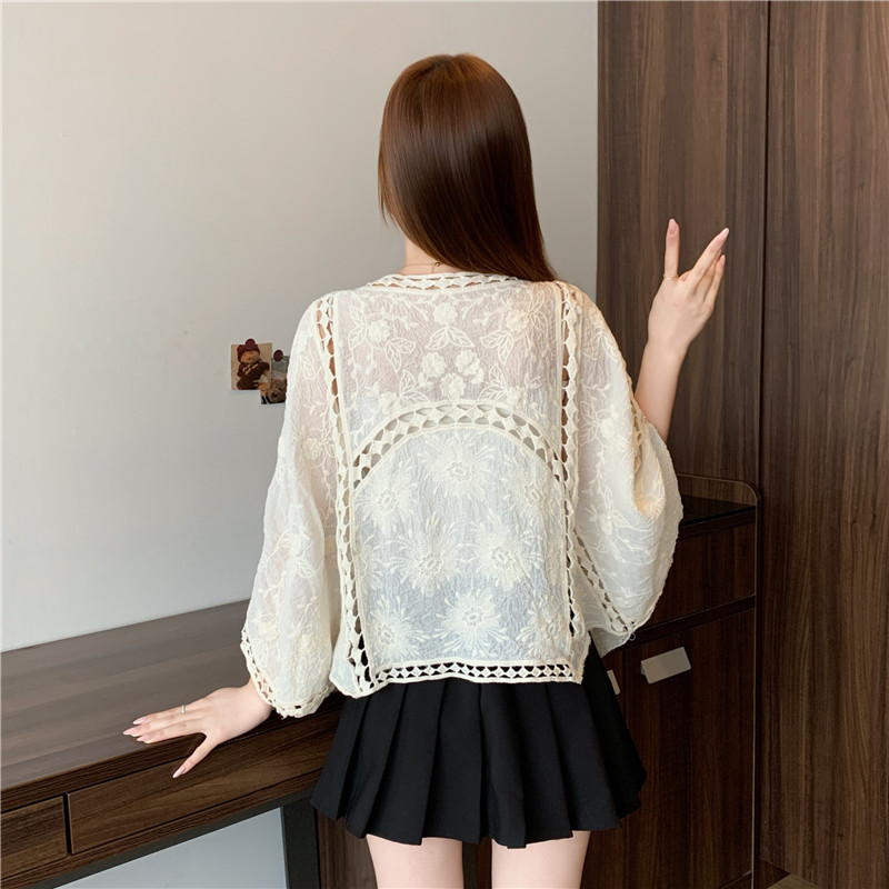 Fat hollow large yard tops sunscreen summer coat