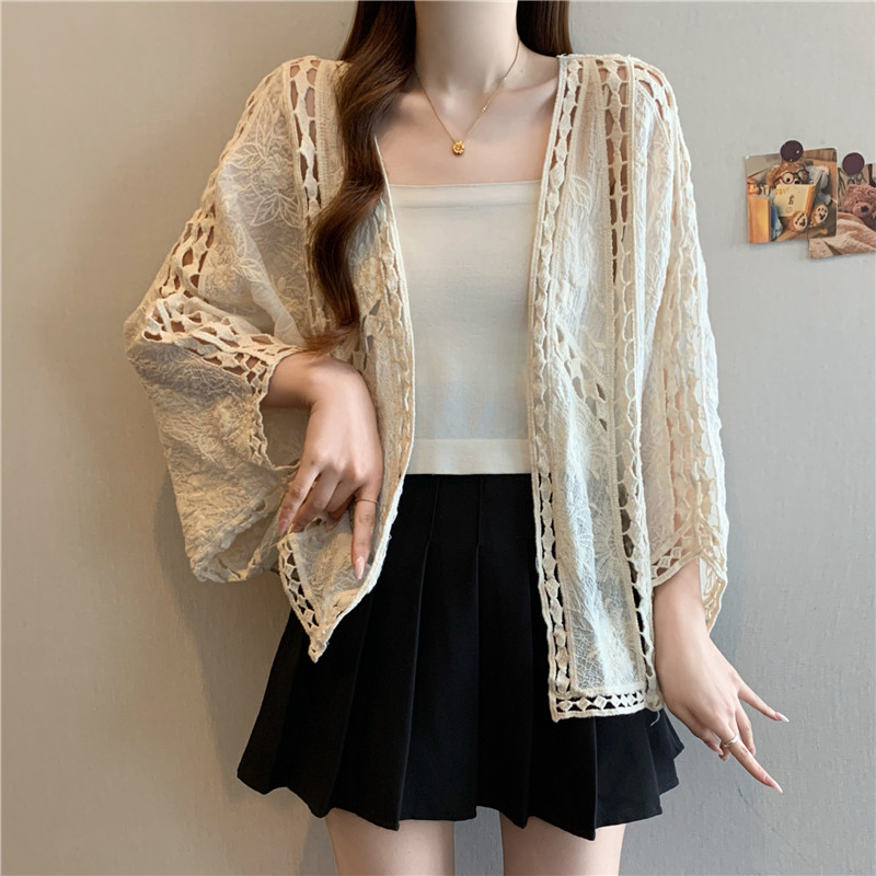 Fat hollow large yard tops sunscreen summer coat