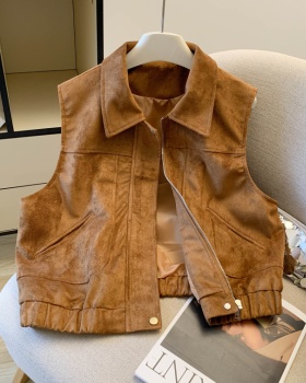 European style outside the ride waistcoat spring tops