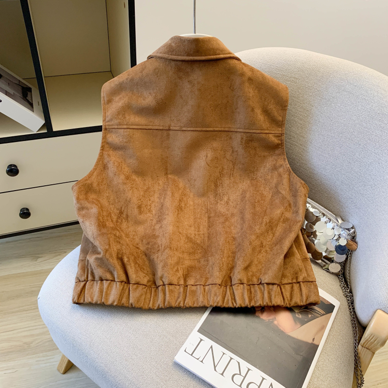 European style outside the ride waistcoat spring tops