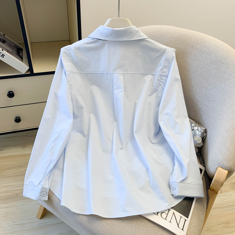 Long sleeve pure cotton tops spring scarves for women