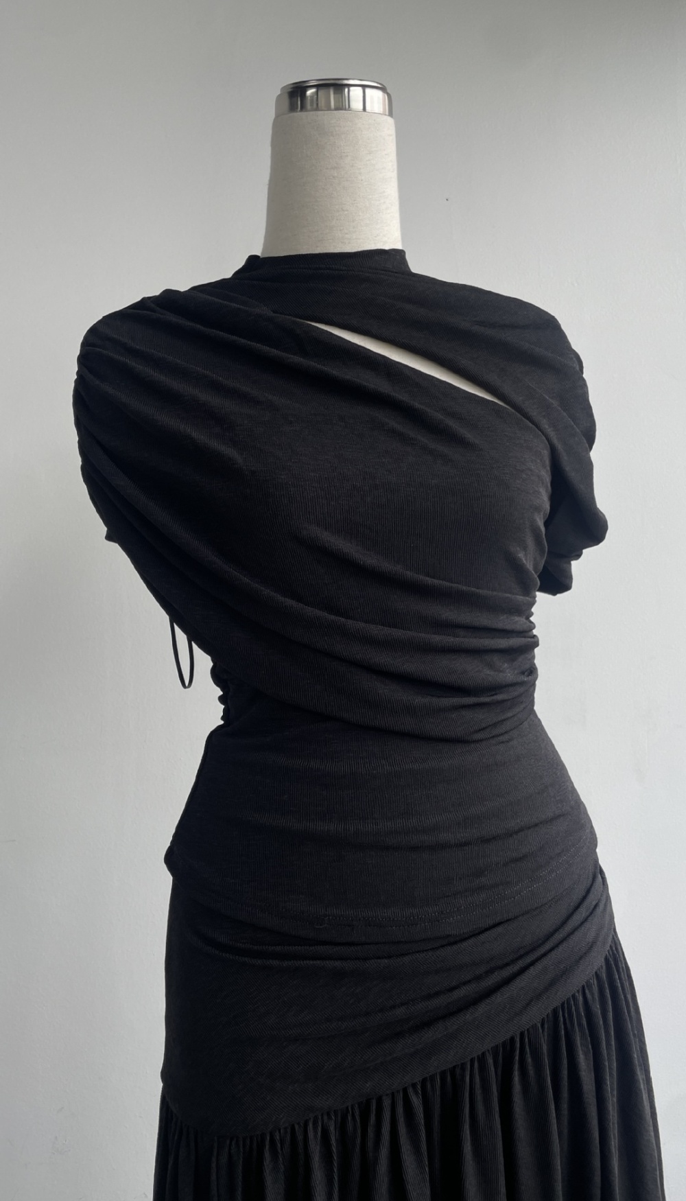 Niche irregular tops temperament skirt 2pcs set