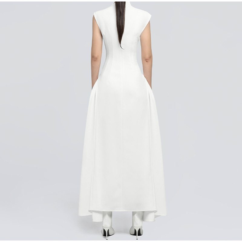 Sleeveless elegant dress party banquet long dress for women