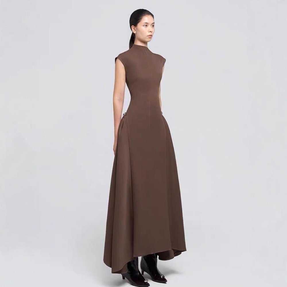 Sleeveless elegant dress party banquet long dress for women