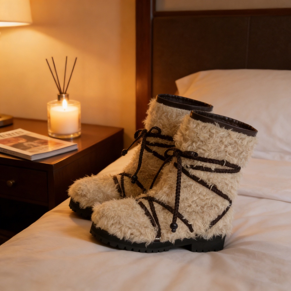 Winter thick crust snow boots thermal boots