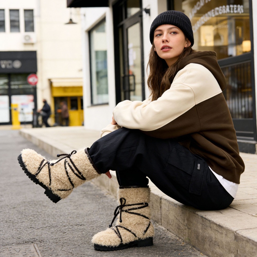 Winter thick crust snow boots thermal boots