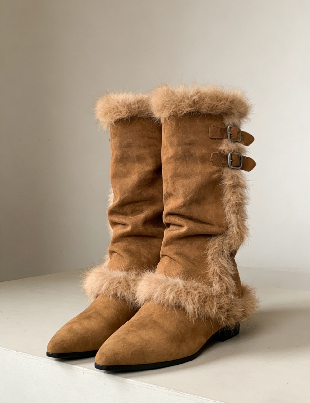 Thick crust thermal snow boots long tube women's boots