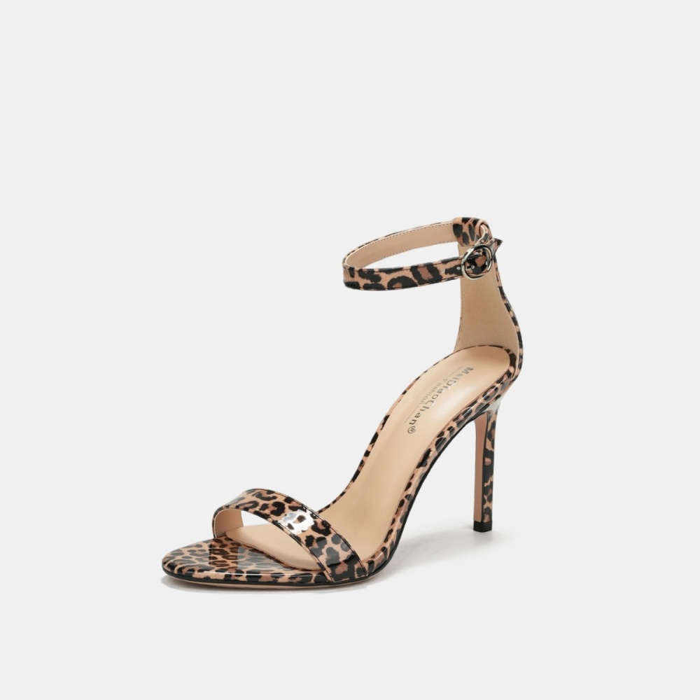 European style leopard light luxury fashion sandals