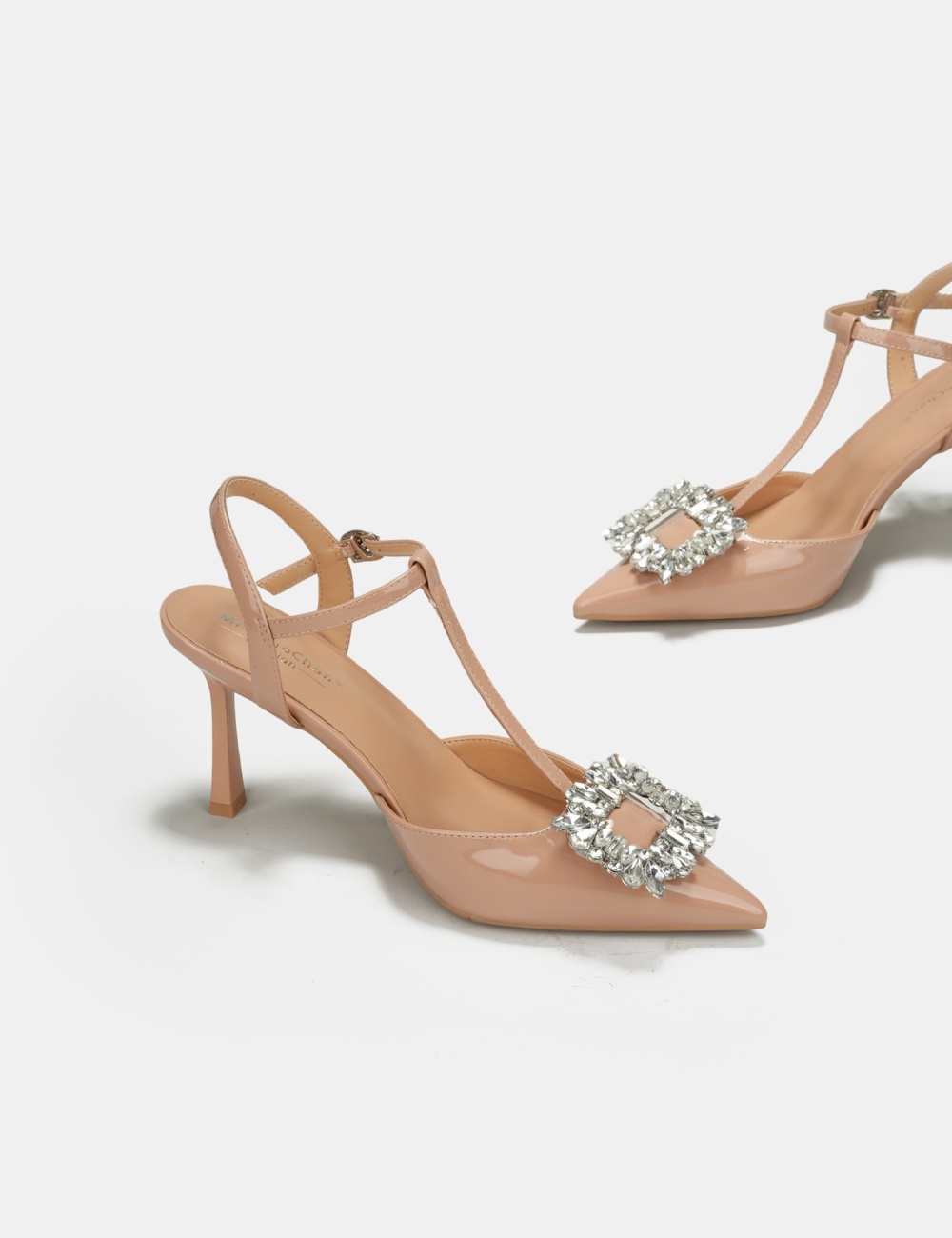 Temperament high-heeled shoes rhinestone sandals for women