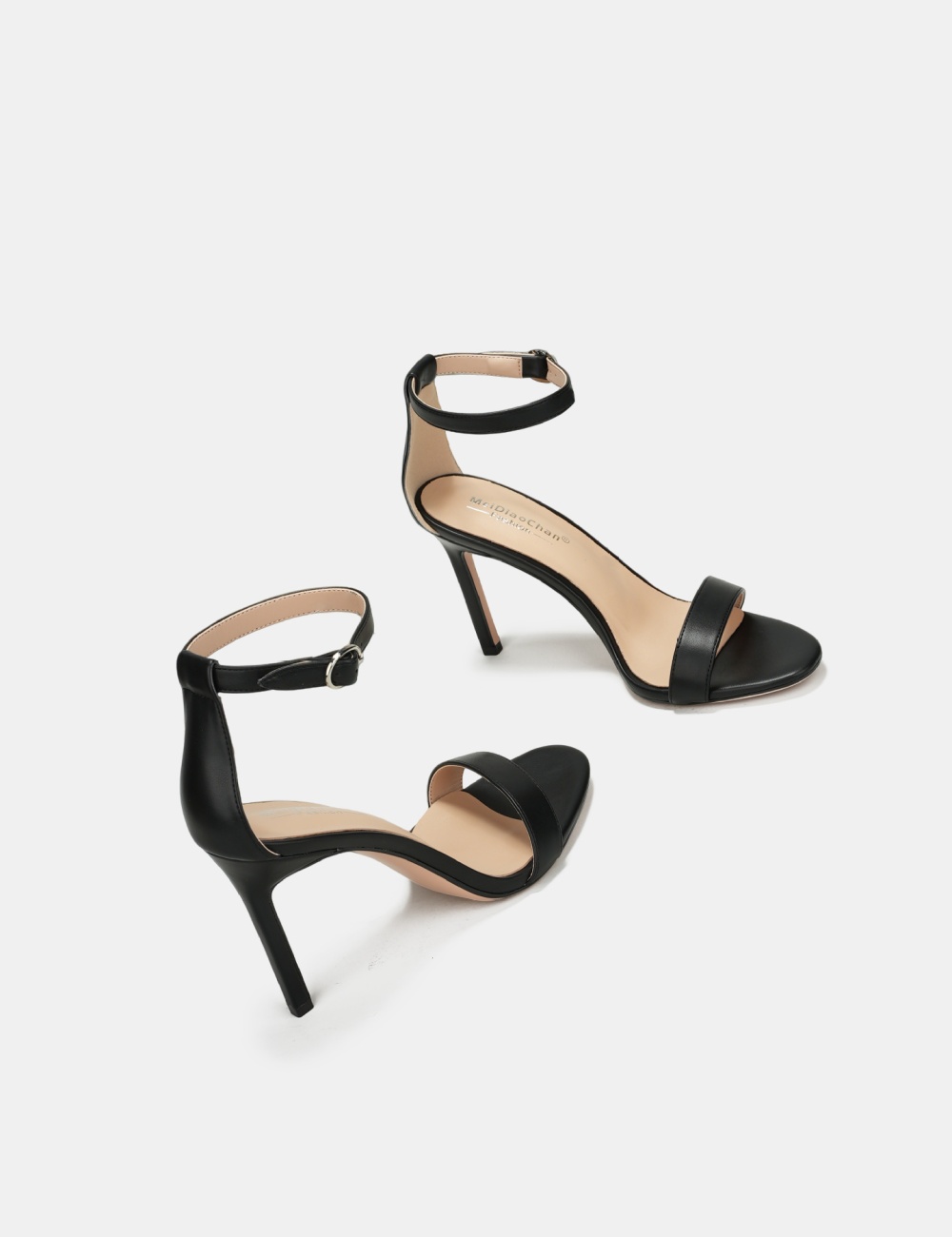 Cingulate large yard fish mouth middle-heel sandals for women