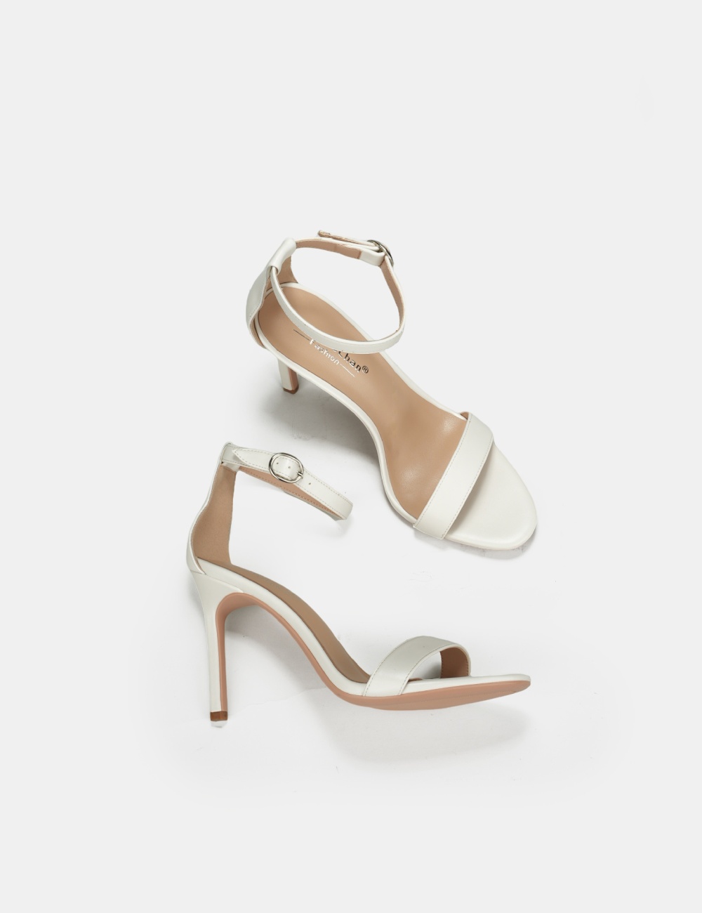 Cingulate large yard fish mouth middle-heel sandals for women