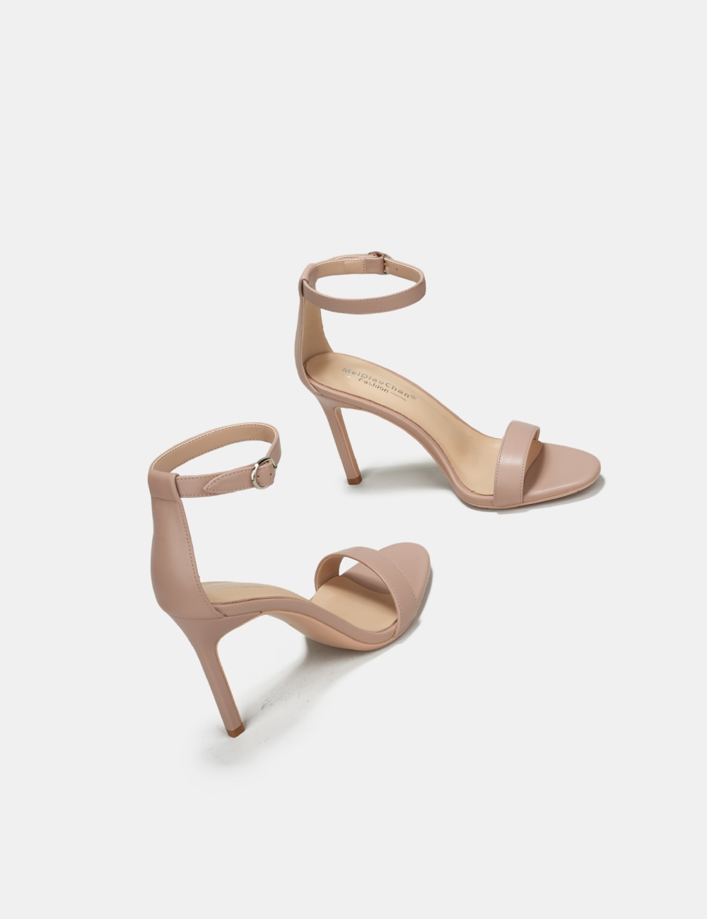 Cingulate large yard fish mouth middle-heel sandals for women