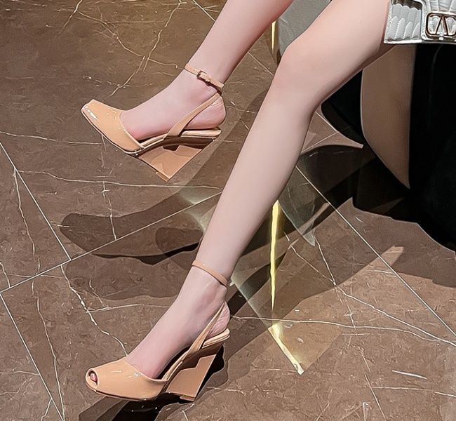 Slipsole cingulate temperament cozy sandals for women