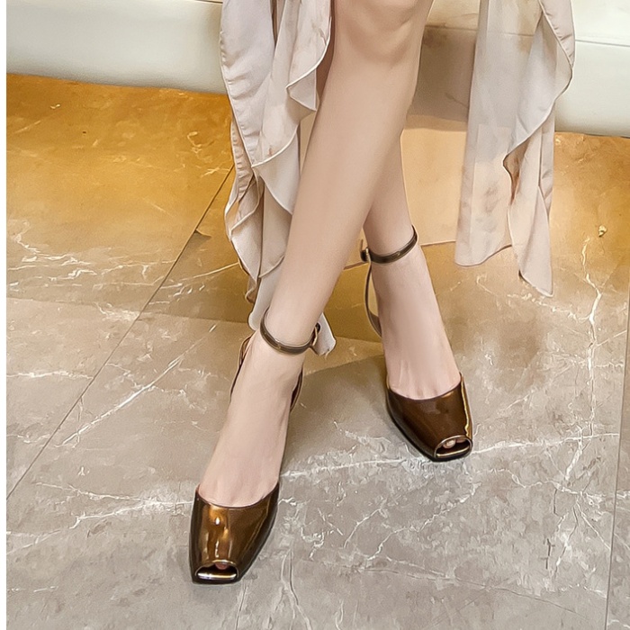 Slipsole cingulate temperament cozy sandals for women