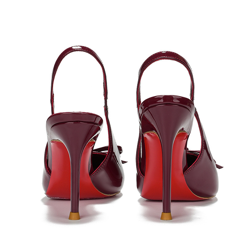 Enticement all-match sandals fashion bow stilettos