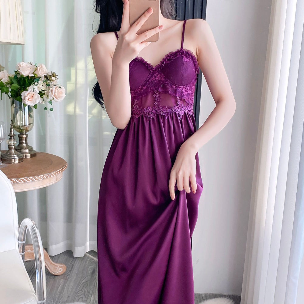 Japanese style sexy night dress sling nightgown for women