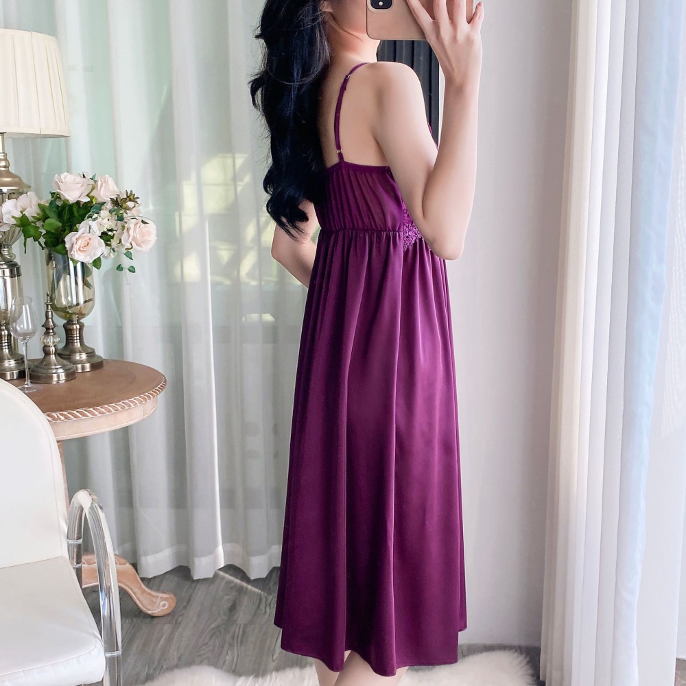 Japanese style sexy night dress sling nightgown for women