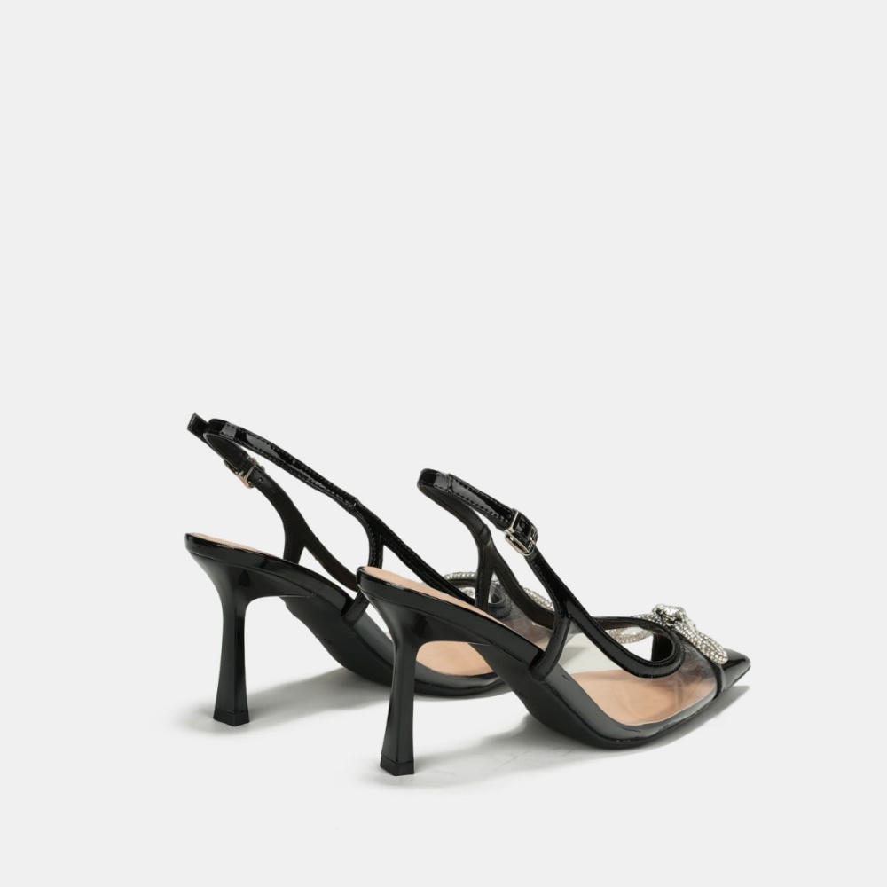 Pointed fine-root shoes summer crystal sandals