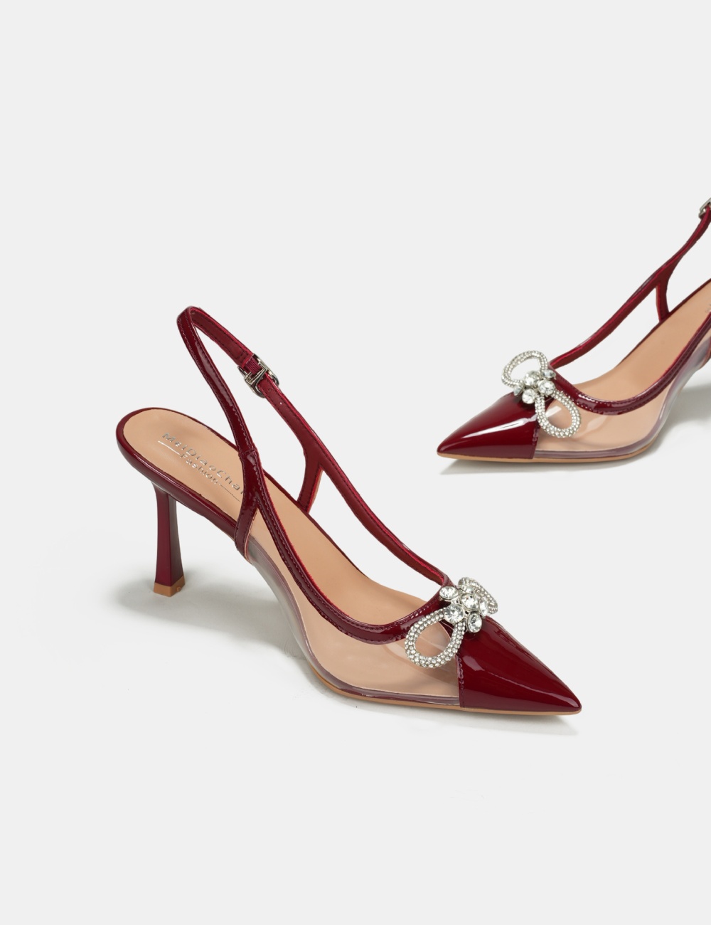 Pointed fine-root shoes summer crystal sandals