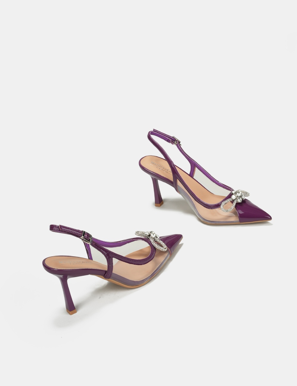 Pointed fine-root shoes summer crystal sandals