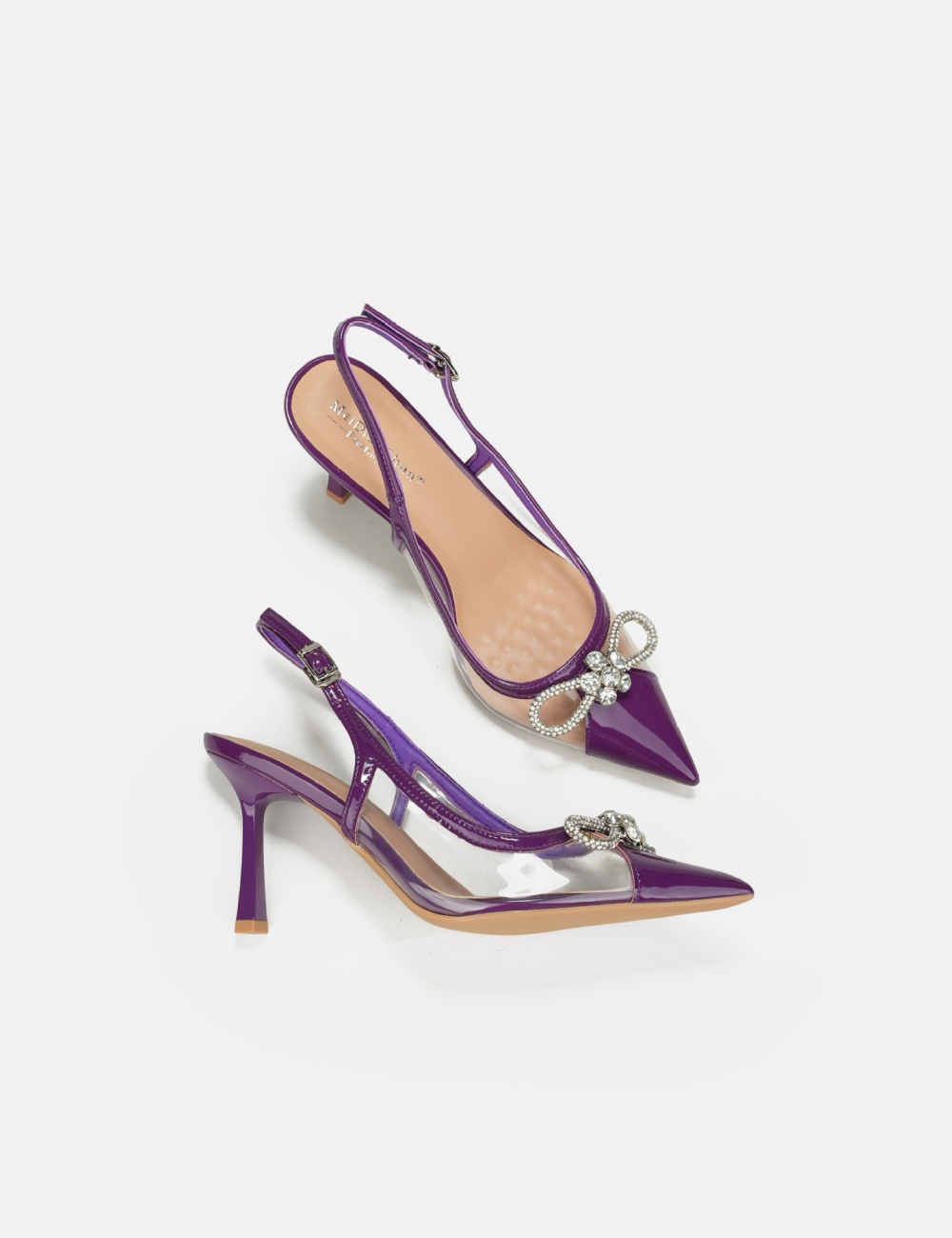 Pointed fine-root shoes summer crystal sandals