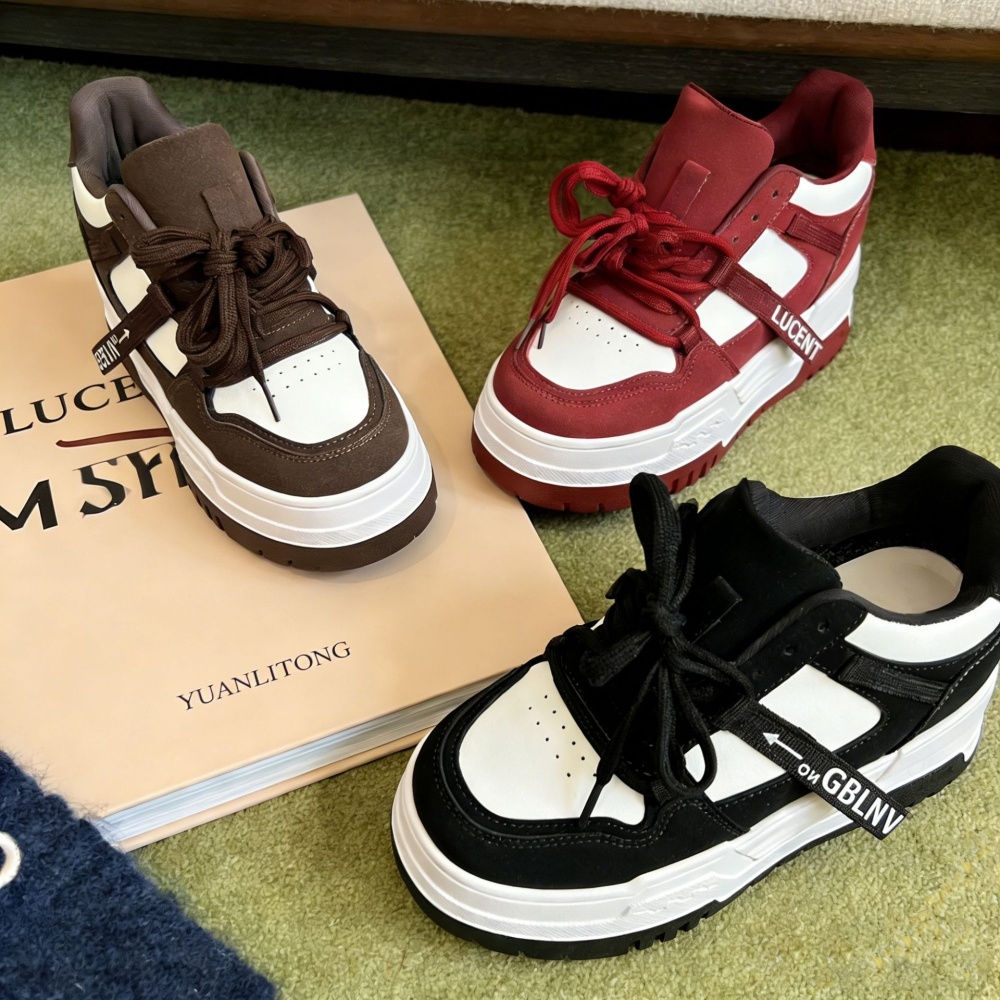 Casual board shoes within increased shoes for women