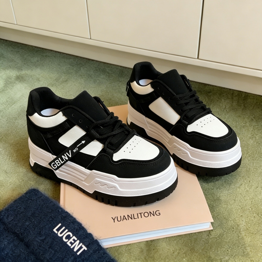 Casual board shoes within increased shoes for women