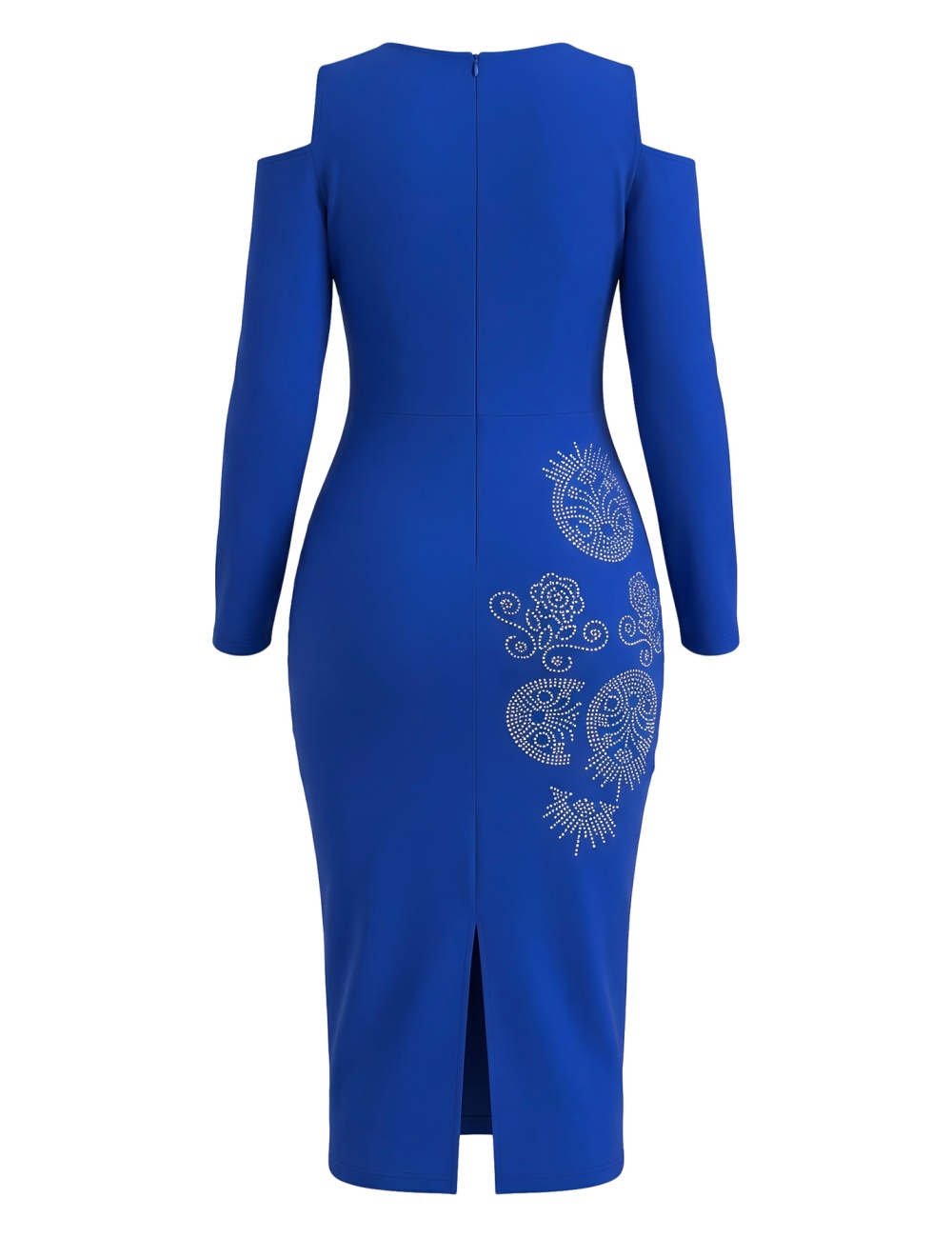 Slim elegant long sleeve dress for women