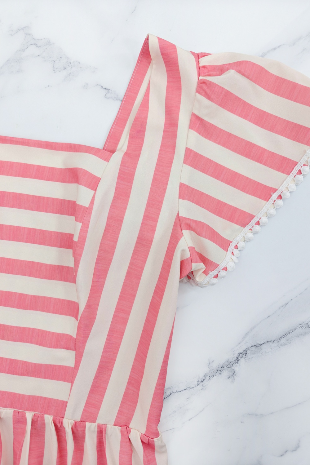 A-line lace European style Casual short sleeve dress