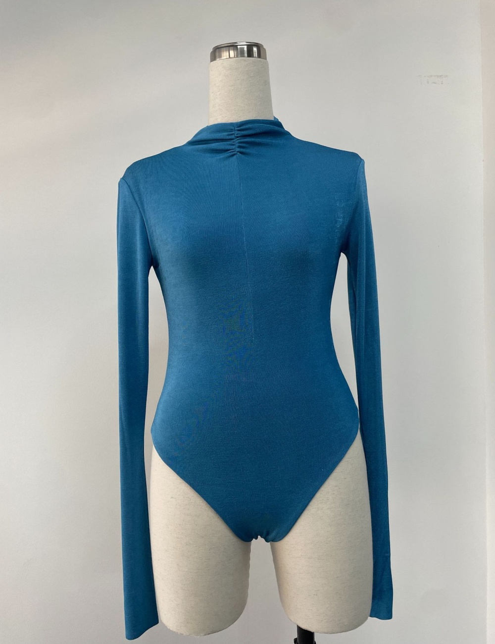 High collar irregular hem tops spring and summer skirt 2pcs set